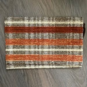 Vintage multi colored envelope style clutch